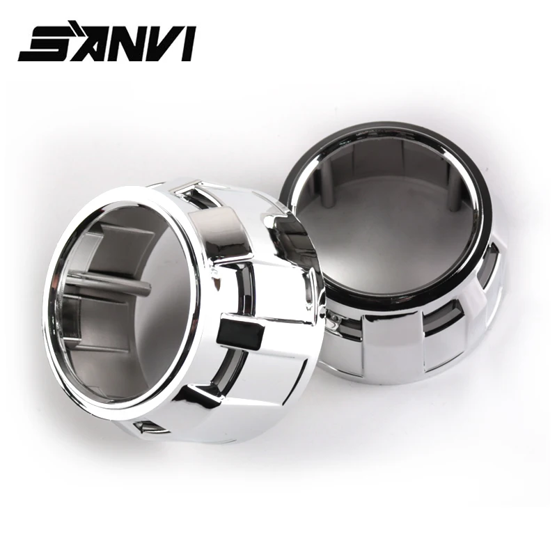 SANVI 2.5 inch car xenon projector lens cover  for S8 2.5 inch WST projector Car Light Shrouds Decoration Cover