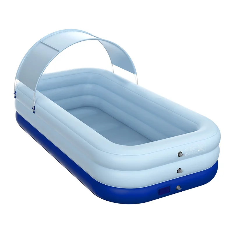 Family Sunshade Above Ground Inflatable Swimming Pools for Gardens with Shade, Blue/coral pink
Family Sunshade Above Ground Inflatable Swimming Pools for Gardens with Shade, Blue/coral pink
