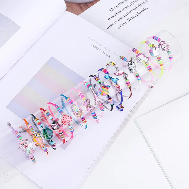 Wholesale Creative Handmade Cartoon Animal Braided Bracelet Children Colorful Adjustable Unicorn Bracelet For Children Jewelry
Wholesale Creative Handmade Cartoon Animal Braided Bracelet Children Colorful Adjustable Unicorn Bracelet For Children Jewelry