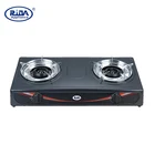 Low price powder painting black color cold iron sheet panel cast iron burner gas cooker stove cooker
