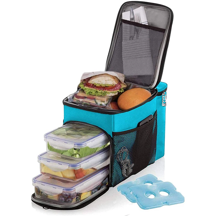 2021 New Popular Outdoor Double Decker Big Cooler Bag Blue Large Capacity Lunch Box Bag for Picnic
2021 New Popular Outdoor Double Decker Big Cooler Bag Blue Large Capacity Lunch Box Bag for Picnic