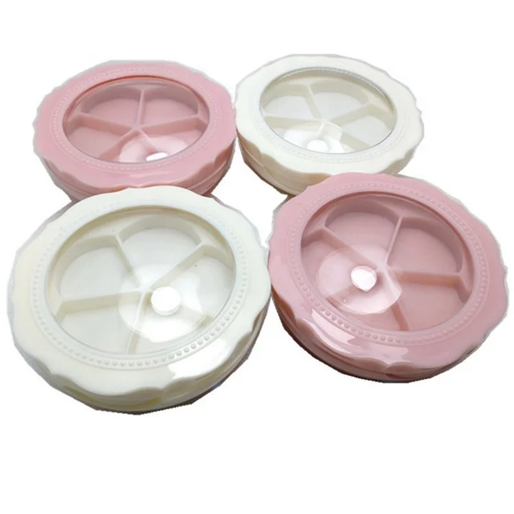 OEM Portable Makeup Round Empty Lipgloss Eye Shadow Palette Plastic Empty Palette, Pink, white
OEM Portable Makeup Round Empty Lipgloss Eye Shadow Palette Plastic Empty Palette, Pink, white