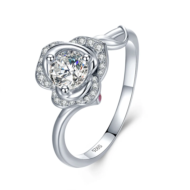 Custom Jewelry Trendy Shiny Flower Shape Rings Wedding Cubic Zirconia 925 Sterling Silver Ring
Custom Jewelry Trendy Shiny Flower Shape Rings Wedding Cubic Zirconia 925 Sterling Silver Ring