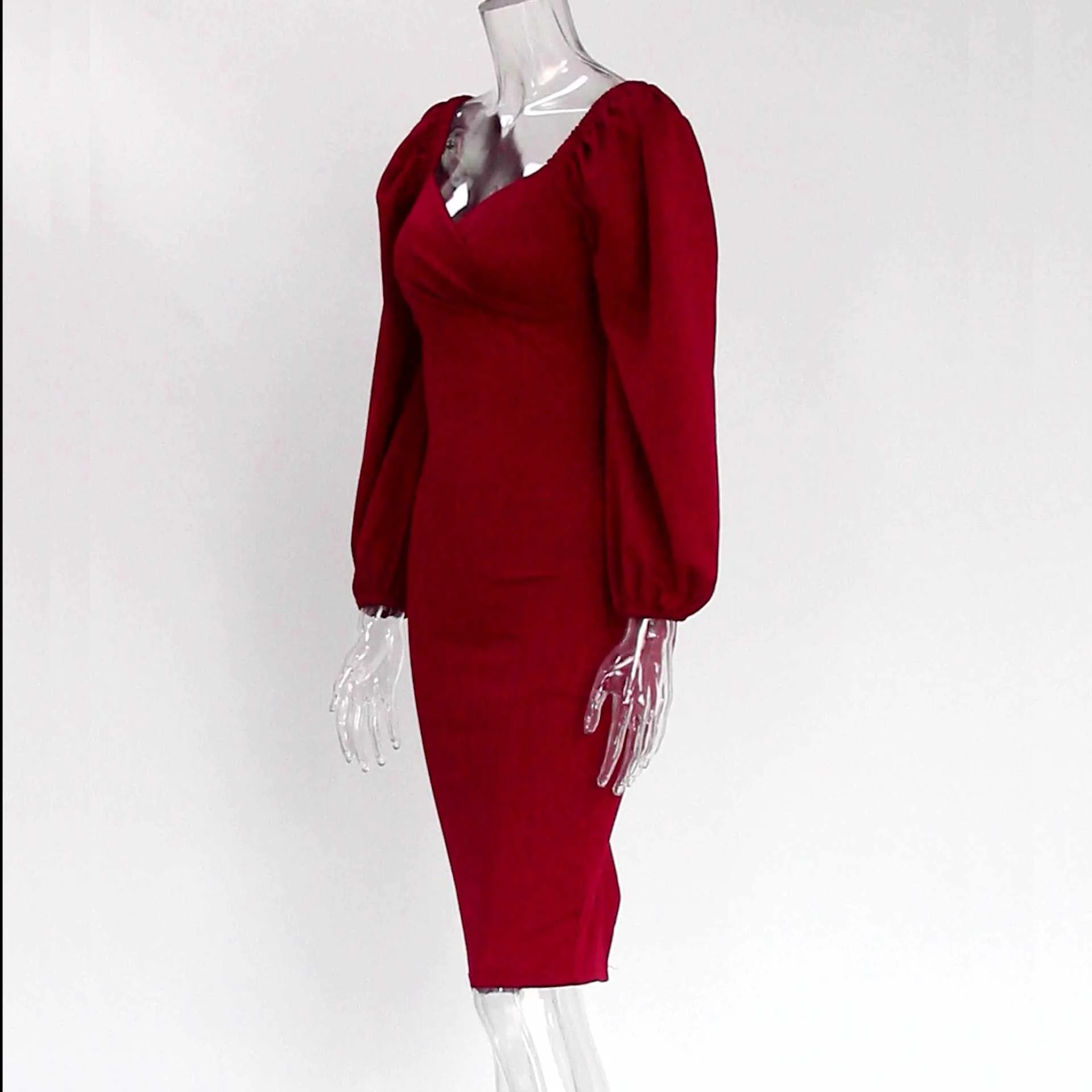 Long Sleeve Linen Elegant Bodycon Girls Party Dresses Woman Bubble Sleeve Causal Jersey Dresses Clothing
Long Sleeve Linen Elegant Bodycon Girls Party Dresses Woman Bubble Sleeve Causal Jersey Dresses Clothing