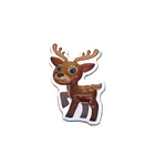 Manufacturer custom printing die cut 3d cartoon animal whiteboard magnetic fridge stickers