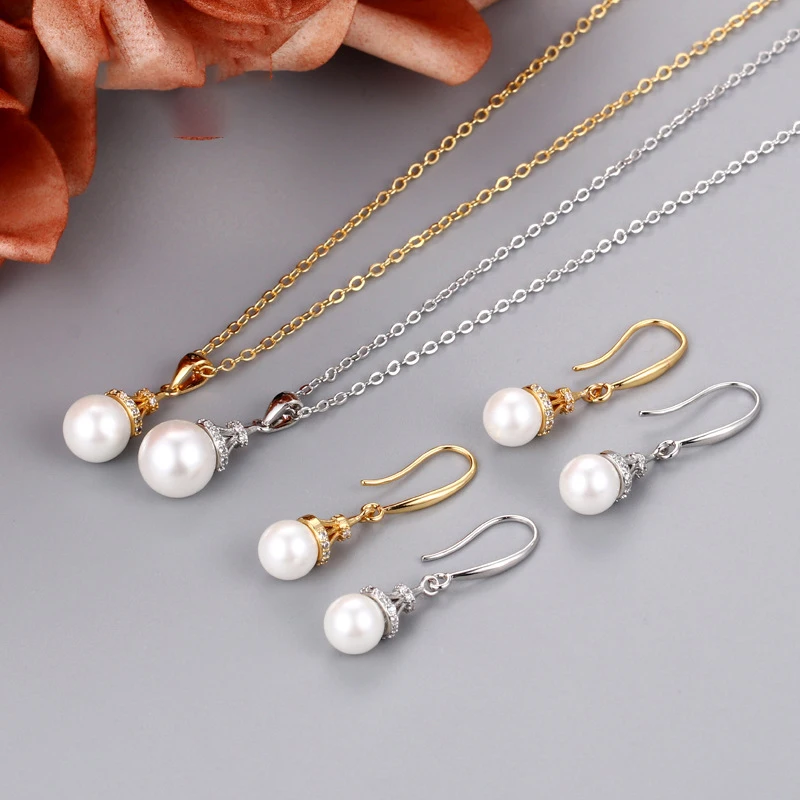 Wish Hot Sale Imitation Pearl Jewelry Sets Geometric Round Pearl Hook Earrings Round Pearl Drop Pendant Necklace Earrings Set
Wish Hot Sale Imitation Pearl Jewelry Sets Geometric Round Pearl Hook Earrings Round Pearl Drop Pendant Necklace Earrings Set