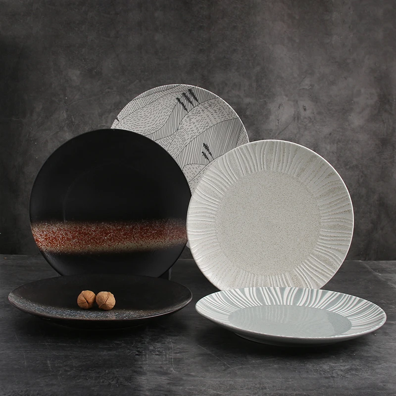 Nordic style Matte balck brown white Porcelain Dinner Sets of 4 10 plate bowls for restaurant daily used serving Wedding dishes, Blue white grey dark blue
Nordic style Matte balck brown white Porcelain Dinner Sets of 4 10 plate bowls for restaurant daily used serving Wedding dishes, Blue white grey dark blue