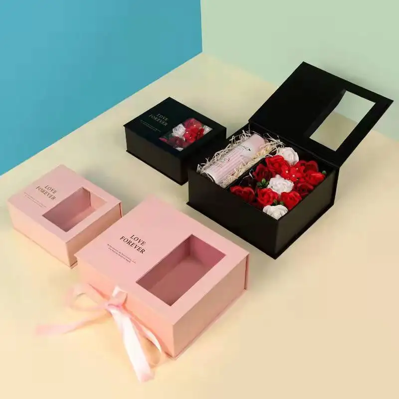 custom rose flower box with partial window and ribbon bow wholesale luxury gift flower boxes packaging 2023
custom rose flower box with partial window and ribbon bow wholesale luxury gift flower boxes packaging 2023