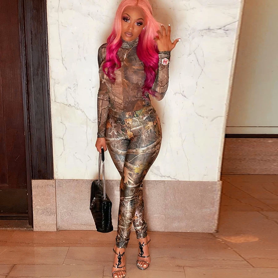 summer 2021 women's clothing New Arrivals Autumn Print Mesh Sexy Aesthetic Sets For Women Two Pieces
summer 2021 women's clothing New Arrivals Autumn Print Mesh Sexy Aesthetic Sets For Women Two Pieces