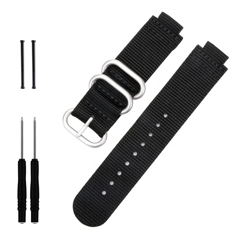 

Woven Nylon Watch Band Strap For Garmin Forerunner 220/230 Band Forerunner 235/620/630/735XT Watch Replacement Bracelet Belt