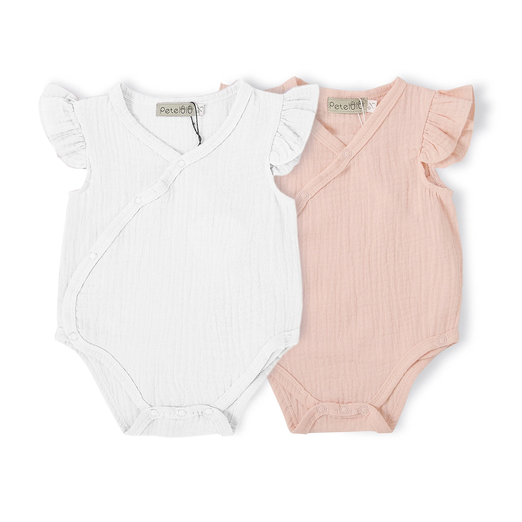 High Quality 100% Cotton Muslin Fabric Romper Baby New Design For Baby Girl, Solid colors
High Quality 100% Cotton Muslin Fabric Romper Baby New Design For Baby Girl, Solid colors
