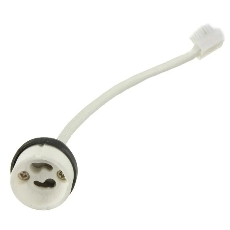 GU10 Ceramic Plastic rear Cover Lamp Holder LED bulb halogen Socket with 2P connector
GU10 Ceramic Plastic rear Cover Lamp Holder LED bulb halogen Socket with 2P connector
