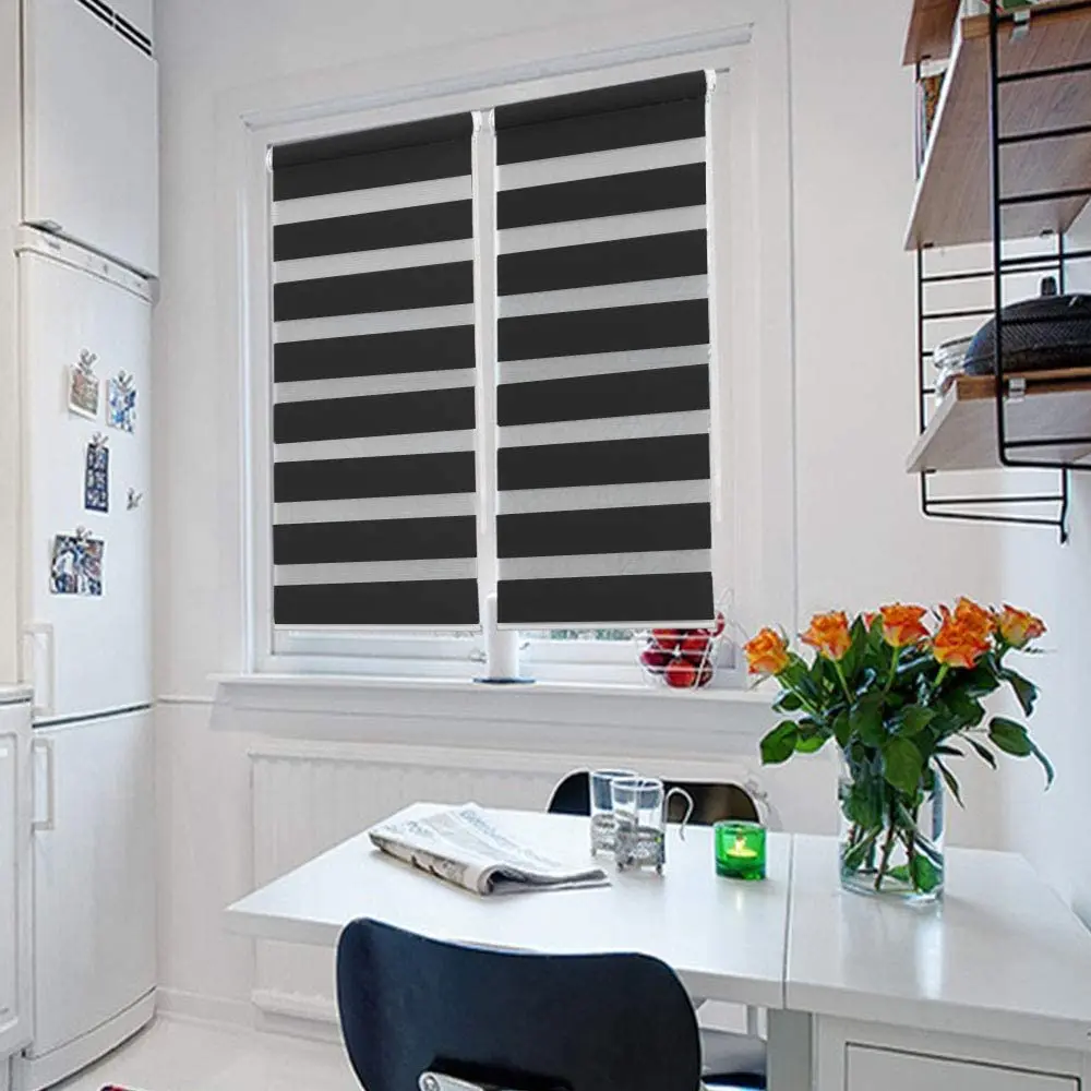 Fabric Manual Zebra Curtain Blinds Day Night Zebra Roller Shades For Windows, Customer's request
Fabric Manual Zebra Curtain Blinds Day Night Zebra Roller Shades For Windows, Customer's request