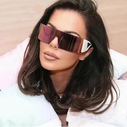 Unique One Piece Arc Big Frame Sunglasses For Women New Luxury Brand Rectangle Square Sun Glasses Men Vintage Hip Hop Eyewear
Unique One Piece Arc Big Frame Sunglasses For Women New Luxury Brand Rectangle Square Sun Glasses Men Vintage Hip Hop Eyewear