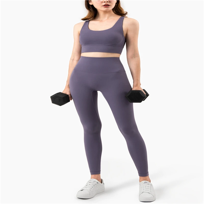 Stylish High Waist Compression Leggings Set Womens Gym Yoga Wear Cross Beauty Back Bras Two Piece Athletic Leggings for women, Picture show
Stylish High Waist Compression Leggings Set Womens Gym Yoga Wear Cross Beauty Back Bras Two Piece Athletic Leggings for women, Picture show