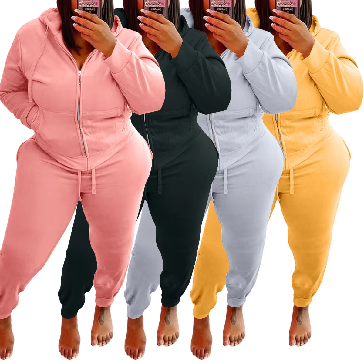 L412 2021 New design Autumn and winter plus size Hot drill plus size long sleeve casual suit for fashionable sportswear
L412 2021 New design Autumn and winter plus size Hot drill plus size long sleeve casual suit for fashionable sportswear
