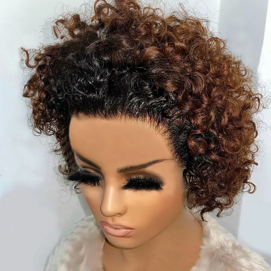8 Inches Water Wave Pixie Cut Curly Wig T1B/27 T1B/30 Short Human Hair Lace Front Wigs On Promotion
8 Inches Water Wave Pixie Cut Curly Wig T1B/27 T1B/30 Short Human Hair Lace Front Wigs On Promotion