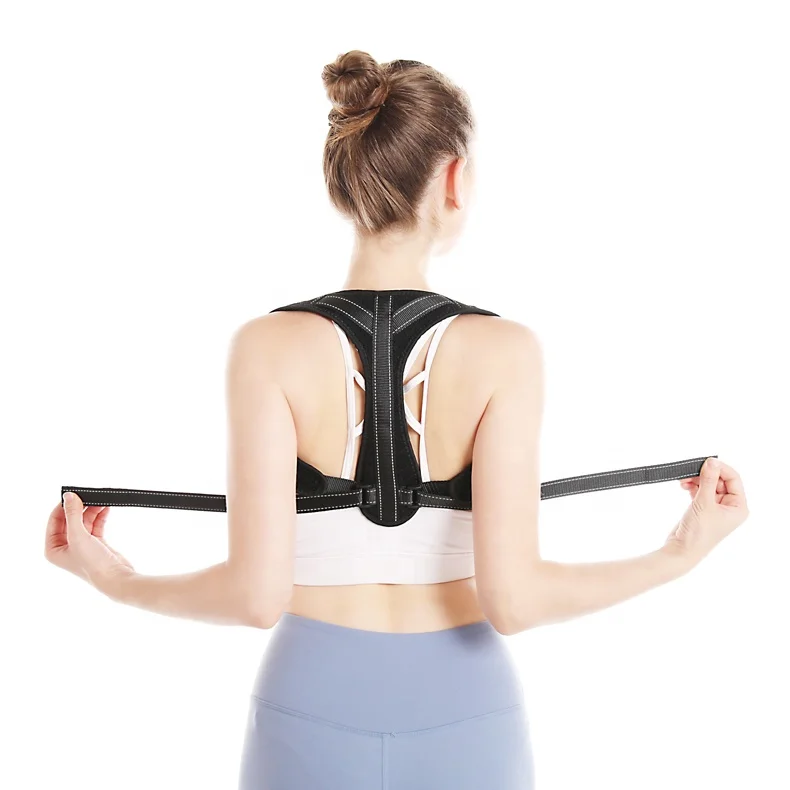 Adjustable Back Support Posture Back Brace Posture Corrector Shoulder And Clavicle Support, Black
Adjustable Back Support Posture Back Brace Posture Corrector Shoulder And Clavicle Support, Black