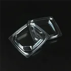 Fruit Plastic PET Transport Packaging Box With Lid OEM Accept