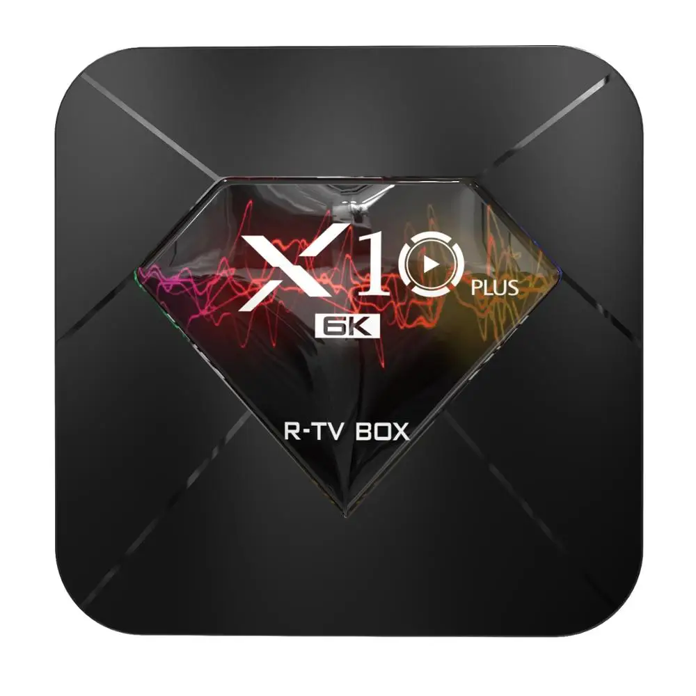 R-Tv Box X10 Plus Allwinner H6 Quad Core 4/32GB 64-bit Smart TV Box Android 9.0 Tv Box, Black
R-Tv Box X10 Plus Allwinner H6 Quad Core 4/32GB 64-bit Smart TV Box Android 9.0 Tv Box, Black
