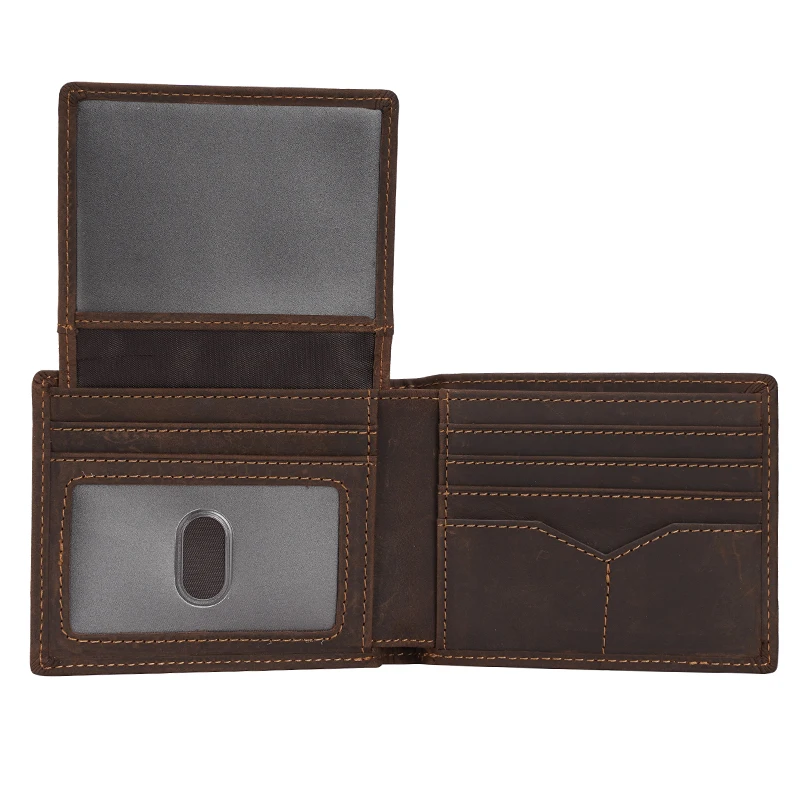 Genuine Leather Wallet Vintage Mens Real Leather Short Trifold Wallets For Men Waterproof Wear-Resistant Cow Leather Wallet, Customized color
Genuine Leather Wallet Vintage Mens Real Leather Short Trifold Wallets For Men Waterproof Wear-Resistant Cow Leather Wallet, Customized color