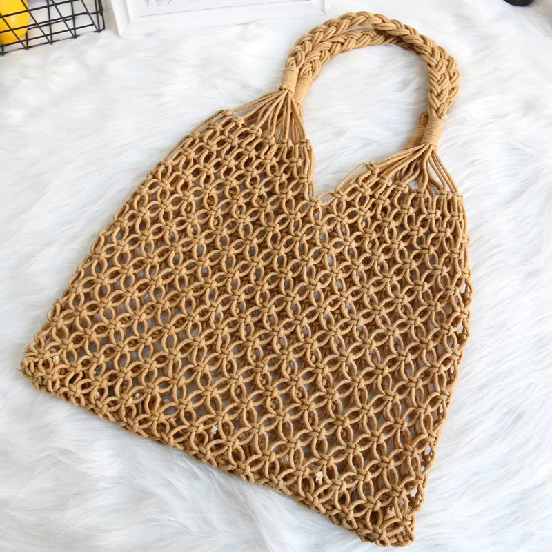 Multicolor Macrame Crochet lady Hand Bags Bohemian Woven Beach Tote Bags, Customizable
Multicolor Macrame Crochet lady Hand Bags Bohemian Woven Beach Tote Bags, Customizable