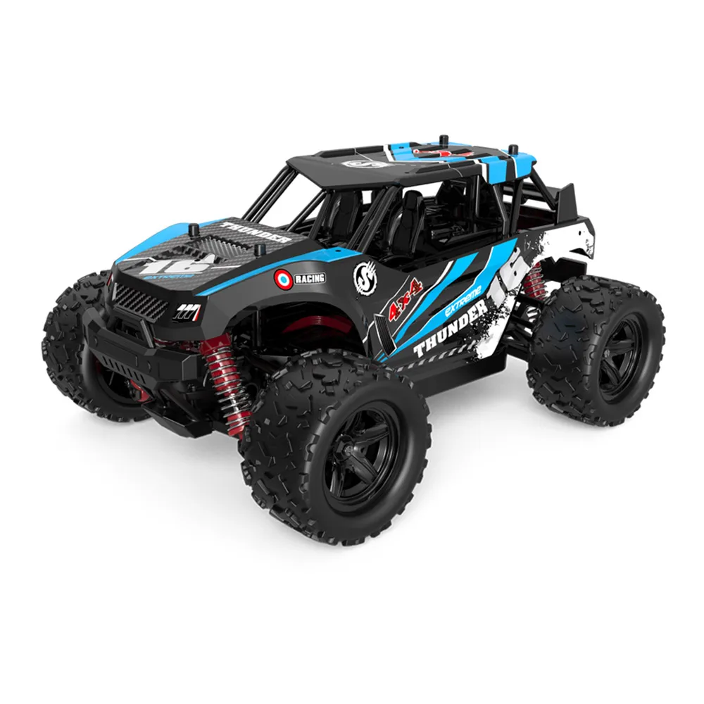 

HOT HOSHI HS18311 18312 2.4GHz 1/18 RC Car 4WD 36km/h High Speed Monster Car Truck Buggy RC Off-Road Racing Car Model hot sell, Red/blue