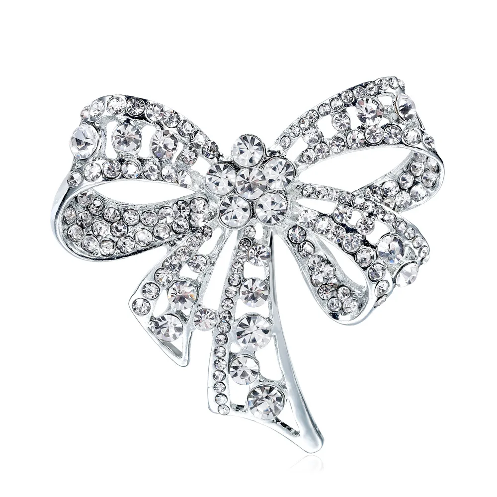 Wholesale For Women Girl Gift Brooch Pin For Dresses Bride Jewelry Rhinestone Crystal Metal Bow Bowknot Brooches 
Wholesale For Women Girl Gift Brooch Pin For Dresses Bride Jewelry Rhinestone Crystal Metal Bow Bowknot Brooches