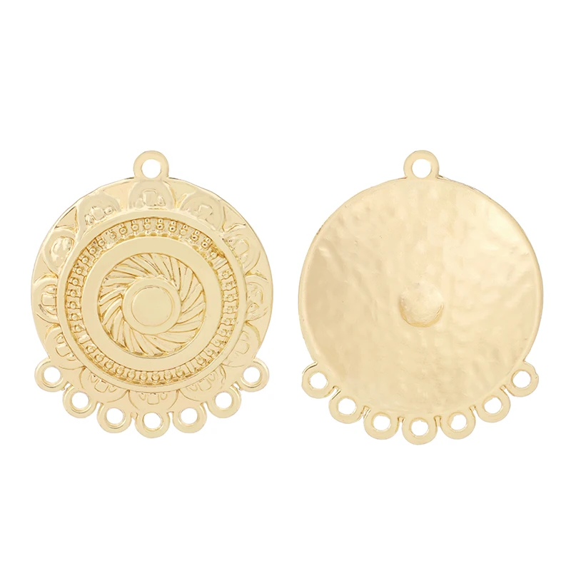 Gold Tone Round Chandelier Connectors Charms Pendants for Earring Necklace Jewelry Making
Gold Tone Round Chandelier Connectors Charms Pendants for Earring Necklace Jewelry Making
