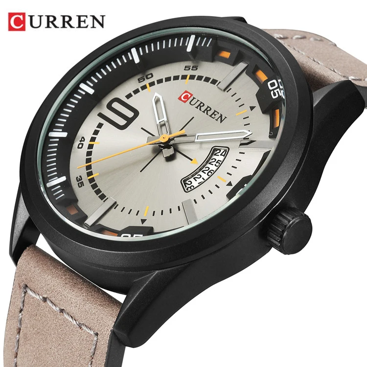 CURREN 8295 Top Brand Men Army Military Quartz Watches Men's Leather Casual Sport Watch Male Date Analog Clock Relogio Masculino
CURREN 8295 Top Brand Men Army Military Quartz Watches Men's Leather Casual Sport Watch Male Date Analog Clock Relogio Masculino