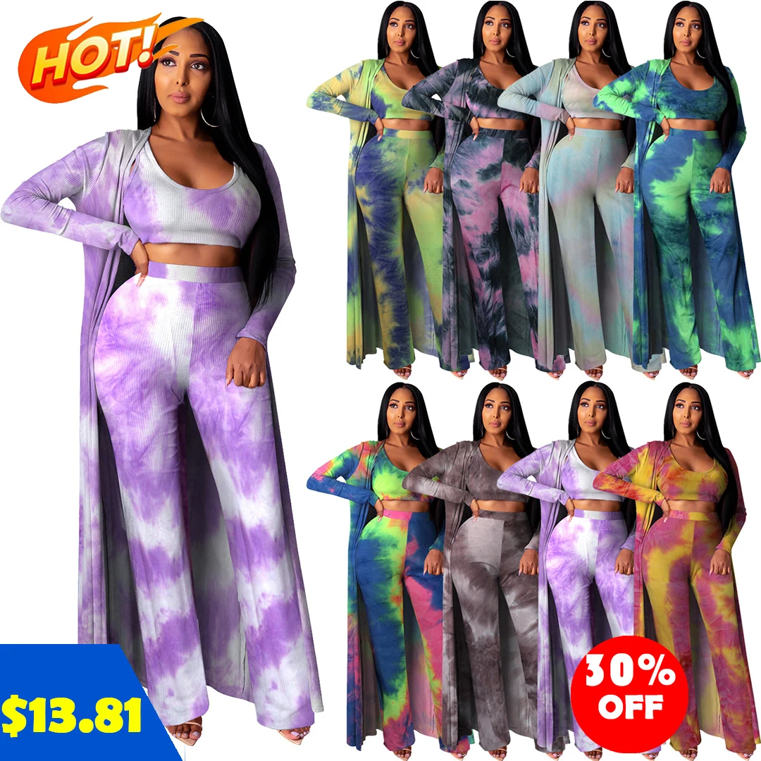 fall 2021 women clothes New high crater strip tie-dye three piece suit women for women casual dresses with gradient color, As picture
fall 2021 women clothes New high crater strip tie-dye three piece suit women for women casual dresses with gradient color, As picture
