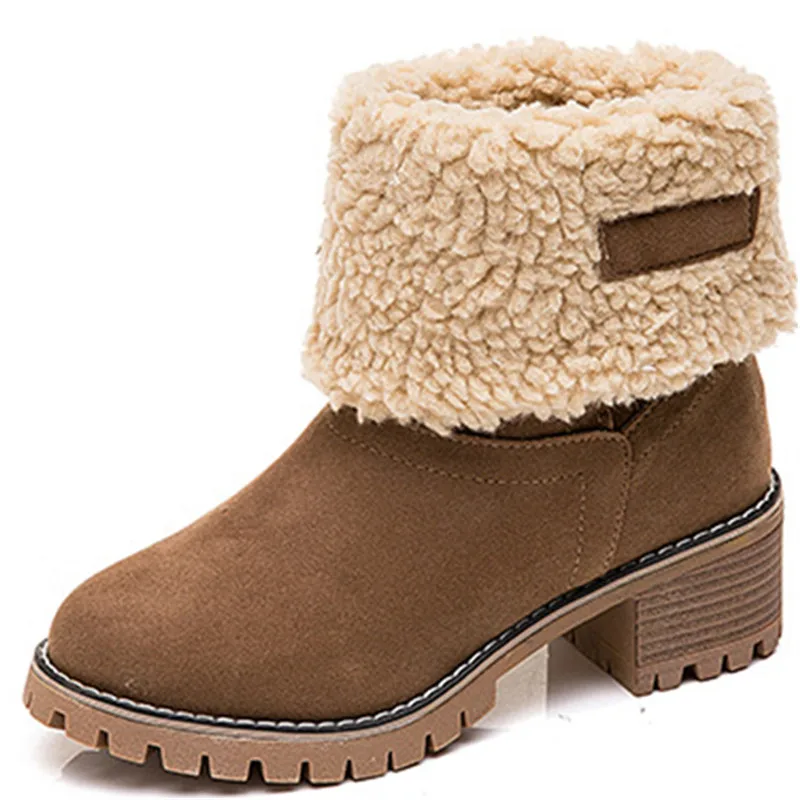 Dropshipping Custom Logo 2021 Hot Sale Women Winter Fur Warm Snow Boots Ladies Square Heel Ankle Boot Comfortable Casual Shoes
Dropshipping Custom Logo 2021 Hot Sale Women Winter Fur Warm Snow Boots Ladies Square Heel Ankle Boot Comfortable Casual Shoes