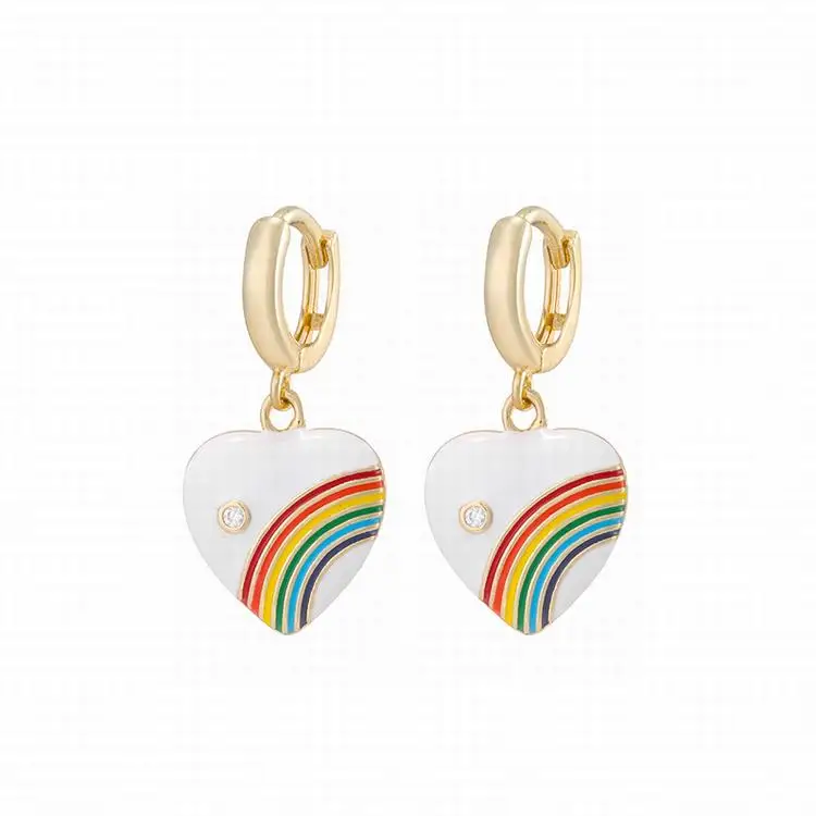 European And American Copper Micro-Inlaid Zircon Earrings Creative Design Heart-Shaped Love Net Red Wind Female Earrings
European And American Copper Micro-Inlaid Zircon Earrings Creative Design Heart-Shaped Love Net Red Wind Female Earrings