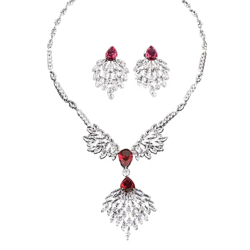 Wholesale Gorgeous Cubic Zirconia Wedding Bridal Jewelry Sets Platinum Plated African India Luxury Evening Dress Jewelry Women
Wholesale Gorgeous Cubic Zirconia Wedding Bridal Jewelry Sets Platinum Plated African India Luxury Evening Dress Jewelry Women