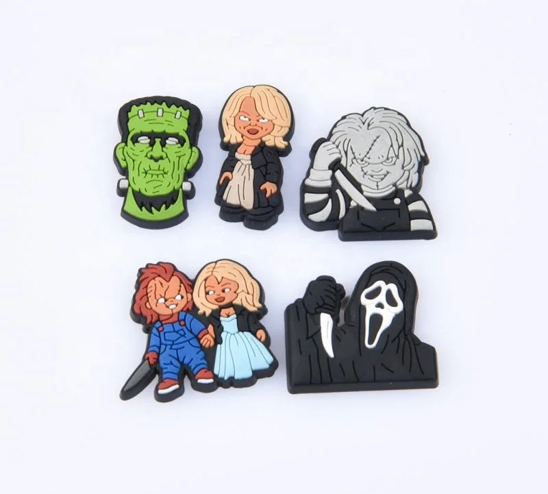 Wholesale Customized High Quality Chucky Pattern Soft PVC Rubber Croc Shoes Charm for Croc Shoes DHL/Fedex
Wholesale Customized High Quality Chucky Pattern Soft PVC Rubber Croc Shoes Charm for Croc Shoes DHL/Fedex