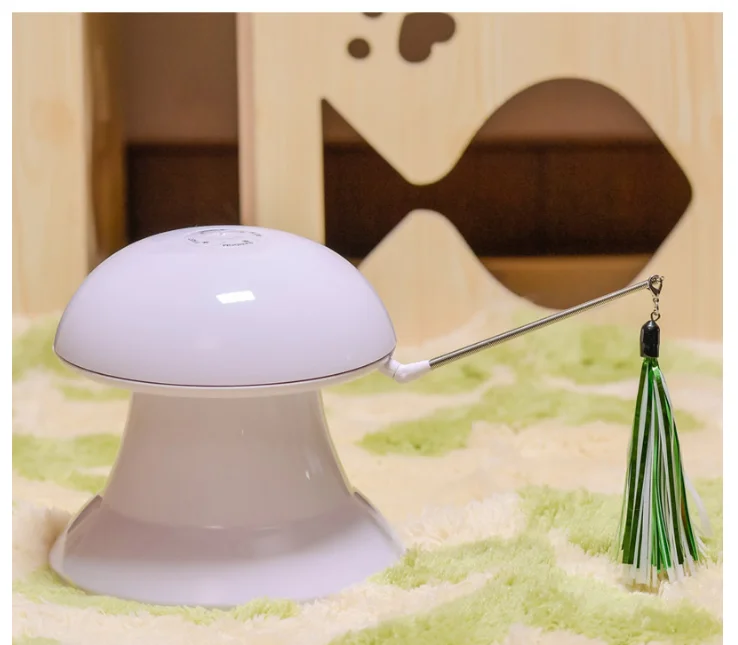 Pet Laser Toy Electric Cat Teasing Toy Feather Colored Ribbon USB Charging Dog Rotary Toy, White
Pet Laser Toy Electric Cat Teasing Toy Feather Colored Ribbon USB Charging Dog Rotary Toy, White