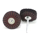 Red round emery cloth Sanding Drill Abrasive Sandpaper Polishing Dremel Rotary Tool