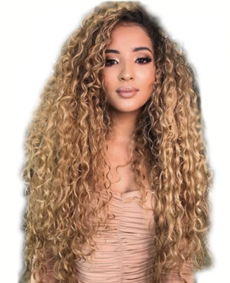 Chemical Fiber European and American Women Long Curly Hair African Small Curly Wigs Gradient Color Wig, Pic showed
Chemical Fiber European and American Women Long Curly Hair African Small Curly Wigs Gradient Color Wig, Pic showed