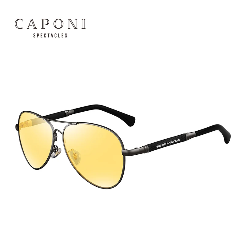 CAPONI 2021 Sunglasses Men Fashion Retro Photochromic Polarized TAC Night Vision Glasses For Driving
CAPONI 2021 Sunglasses Men Fashion Retro Photochromic Polarized TAC Night Vision Glasses For Driving