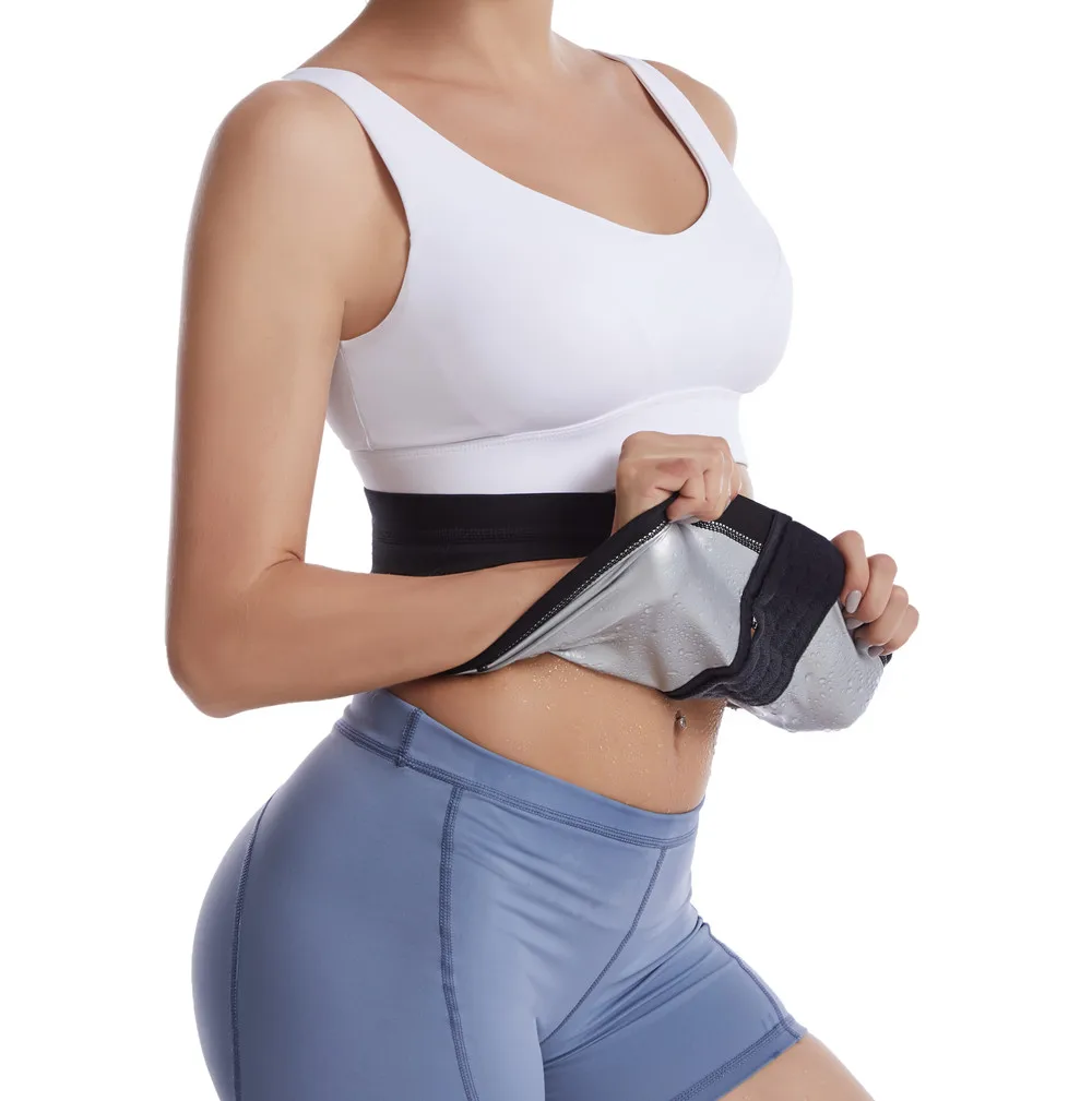 Women Fat Burn Slim Belts Thermal Corset Sauna Wait Trimmer Fajas Colombianas Post Surgery, Silver, blue
Women Fat Burn Slim Belts Thermal Corset Sauna Wait Trimmer Fajas Colombianas Post Surgery, Silver, blue