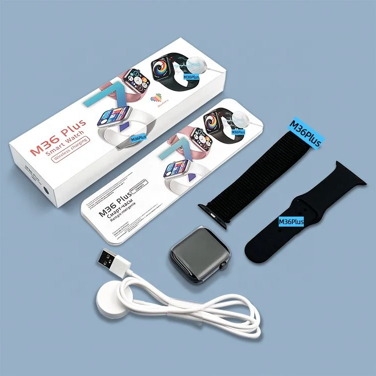 2021 M36 Plus Smart Watch 7 IP68 Waterproof 1.8" Infinite Screen Fitness Tracker Wireless Charger Reloj intelligent M36 Plus
2021 M36 Plus Smart Watch 7 IP68 Waterproof 1.8" Infinite Screen Fitness Tracker Wireless Charger Reloj intelligent M36 Plus