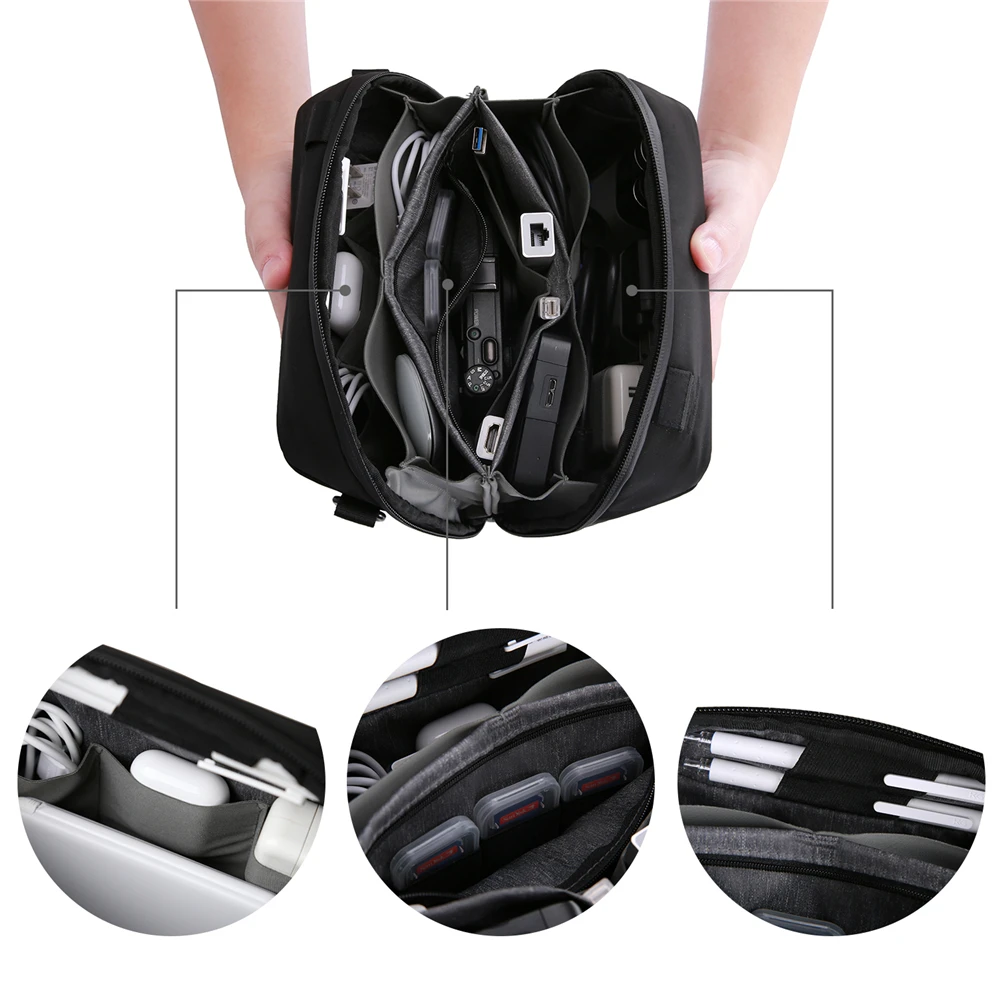 2020 New style Digital Storage Gadget Cases Electronic Device Cabel Travel Organizer Bag, Customized color
2020 New style Digital Storage Gadget Cases Electronic Device Cabel Travel Organizer Bag, Customized color
