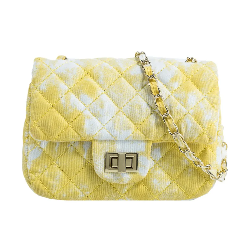 New Arrival Ladies Tie Dye Mini Canvas Sling Bag Chain Women Shoulder Bags, Yellow,light green, light blue,black, pink, grey
New Arrival Ladies Tie Dye Mini Canvas Sling Bag Chain Women Shoulder Bags, Yellow,light green, light blue,black, pink, grey