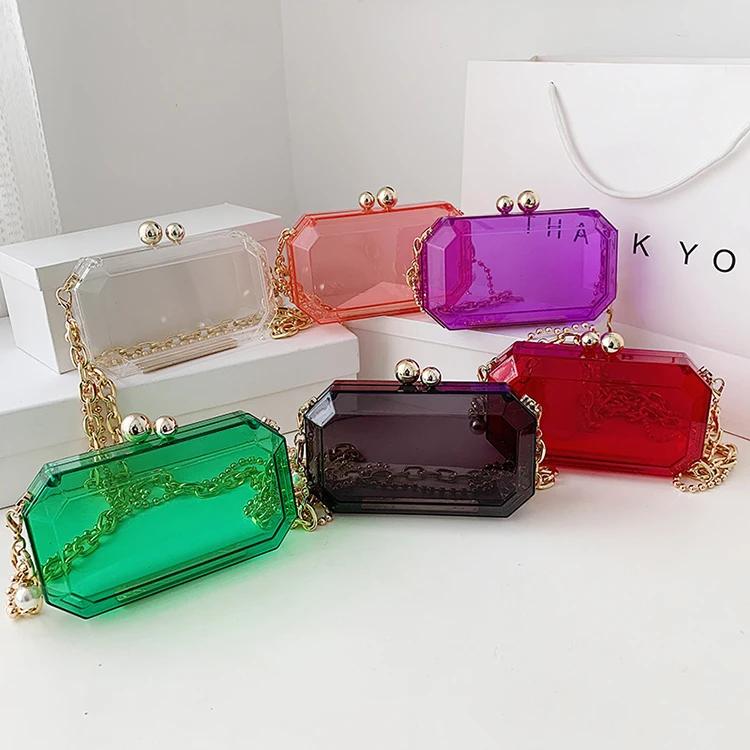 Wholesale Famous Brand Luxury Designer Fashion Handbags Summer 2021 Chain Transparent Acrylic Purses and Handbags for Women, Red/wine/purple/green/black/clear
Wholesale Famous Brand Luxury Designer Fashion Handbags Summer 2021 Chain Transparent Acrylic Purses and Handbags for Women, Red/wine/purple/green/black/clear