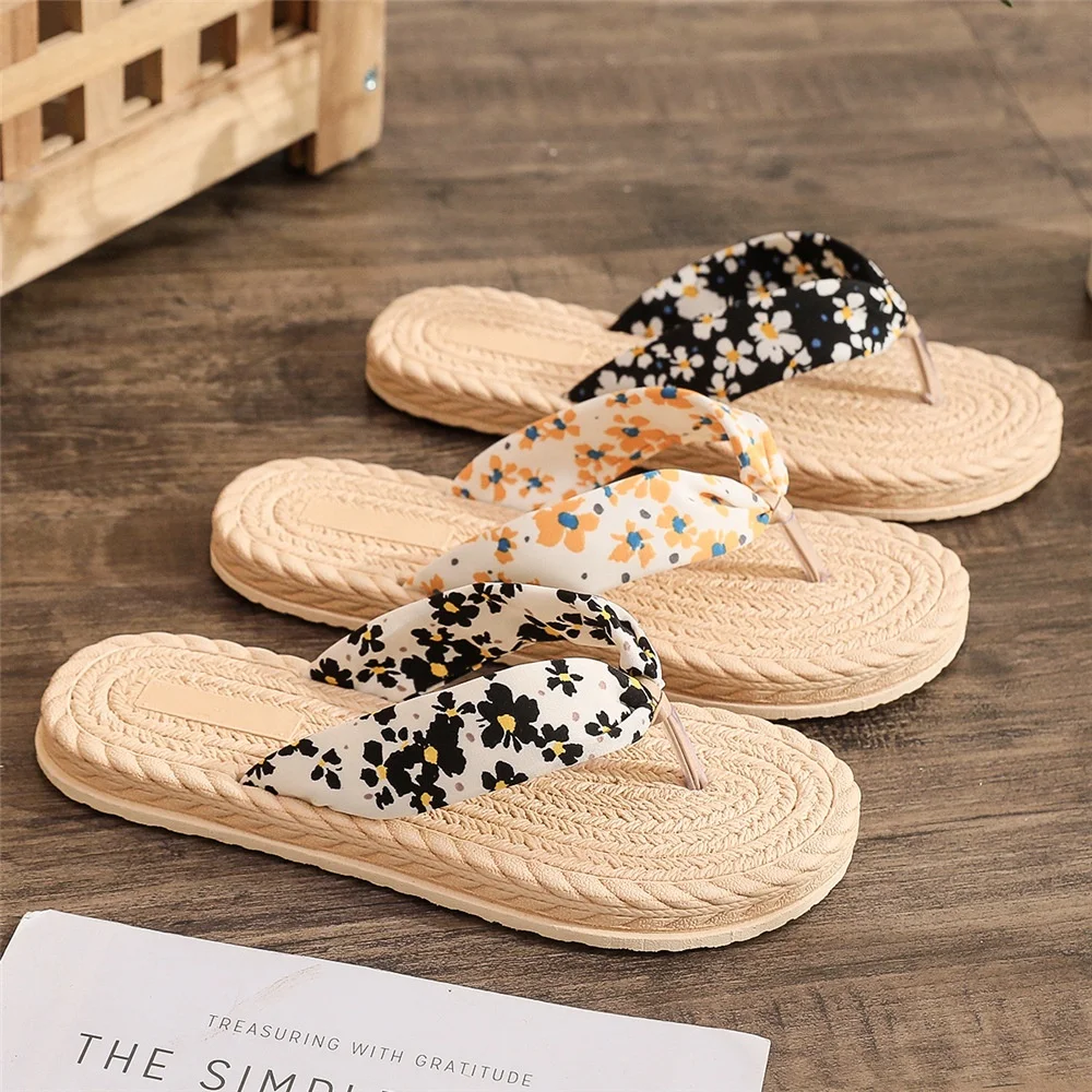 Summer women girls ladies flowers outdoor flat faux straw flip flops slides slipper sandals
Summer women girls ladies flowers outdoor flat faux straw flip flops slides slipper sandals