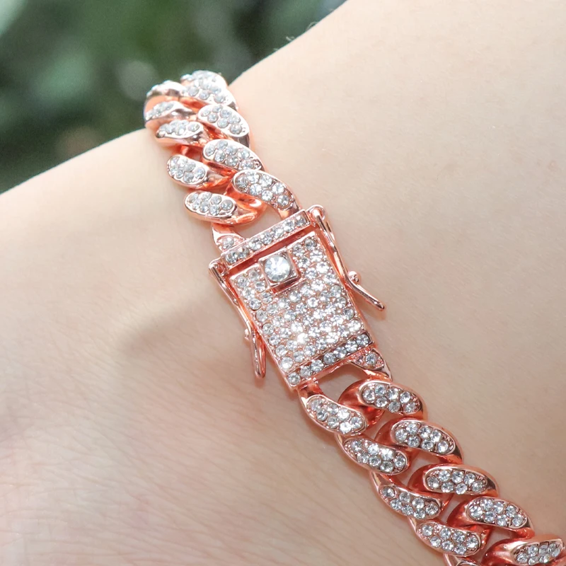 2020 Simple 12mm Cz Cuban Link Chain Anklet Rose Gold Miami Cubic Zirconia Ankle Bracelet
2020 Simple 12mm Cz Cuban Link Chain Anklet Rose Gold Miami Cubic Zirconia Ankle Bracelet