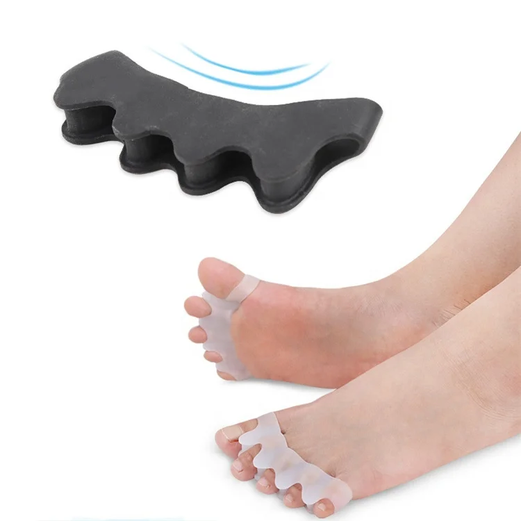 Elastic and soft fit silicone nail care toe correction five-toe separator, Black, transparent, complexion, pink, blue
Elastic and soft fit silicone nail care toe correction five-toe separator, Black, transparent, complexion, pink, blue