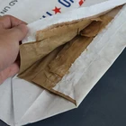 biodegradable kraft paper bag for cement sand flour powder packaging