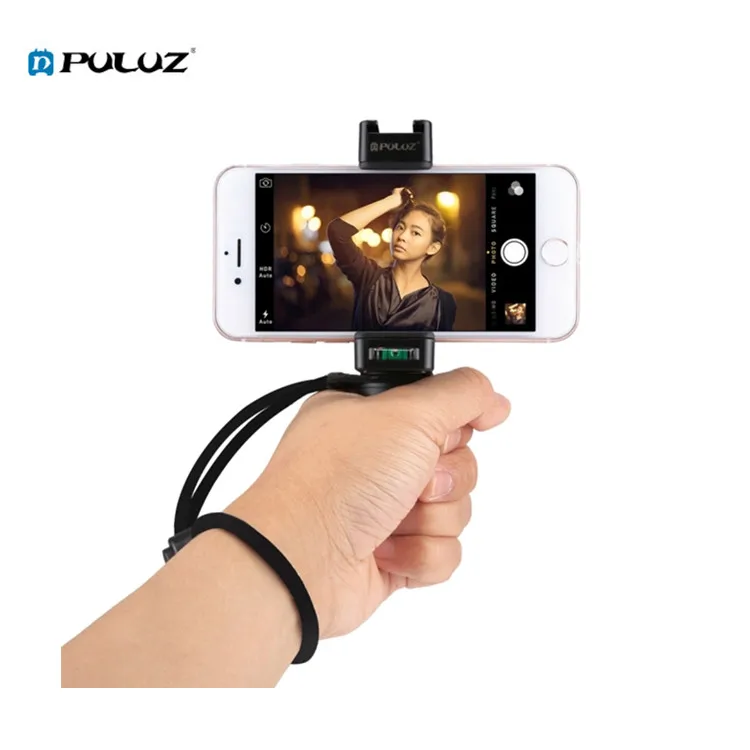 PULUZ ABS Universal Phone Holder Grip Tripod Adapter Mount with Wrist Strap
PULUZ ABS Universal Phone Holder Grip Tripod Adapter Mount with Wrist Strap