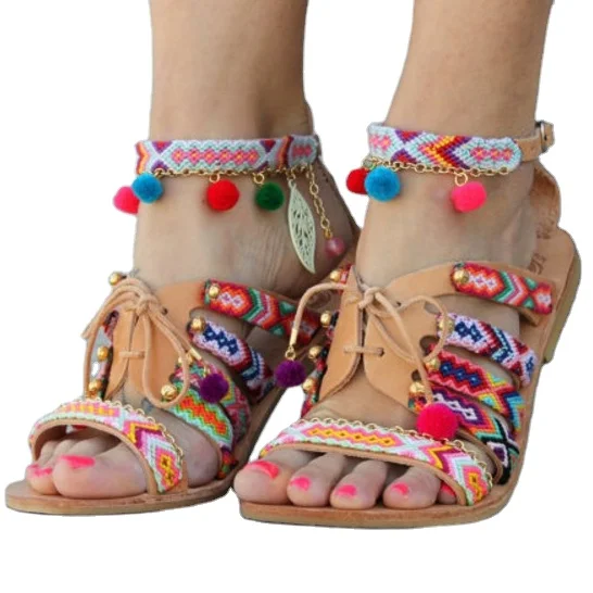 European and American plus size national wind sandals women's bohemian sandals explosion women's shoes, As picture
European and American plus size national wind sandals women's bohemian sandals explosion women's shoes, As picture